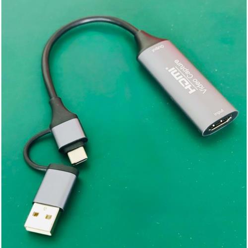 PCPRO USB2.0 4K HDMI to USB A/USB C Video CAPTURE KART 4K Input and 2K@30HZ/1080P ANDROİD TELEFONLAR 14 VE ALTI SÜRÜM 1